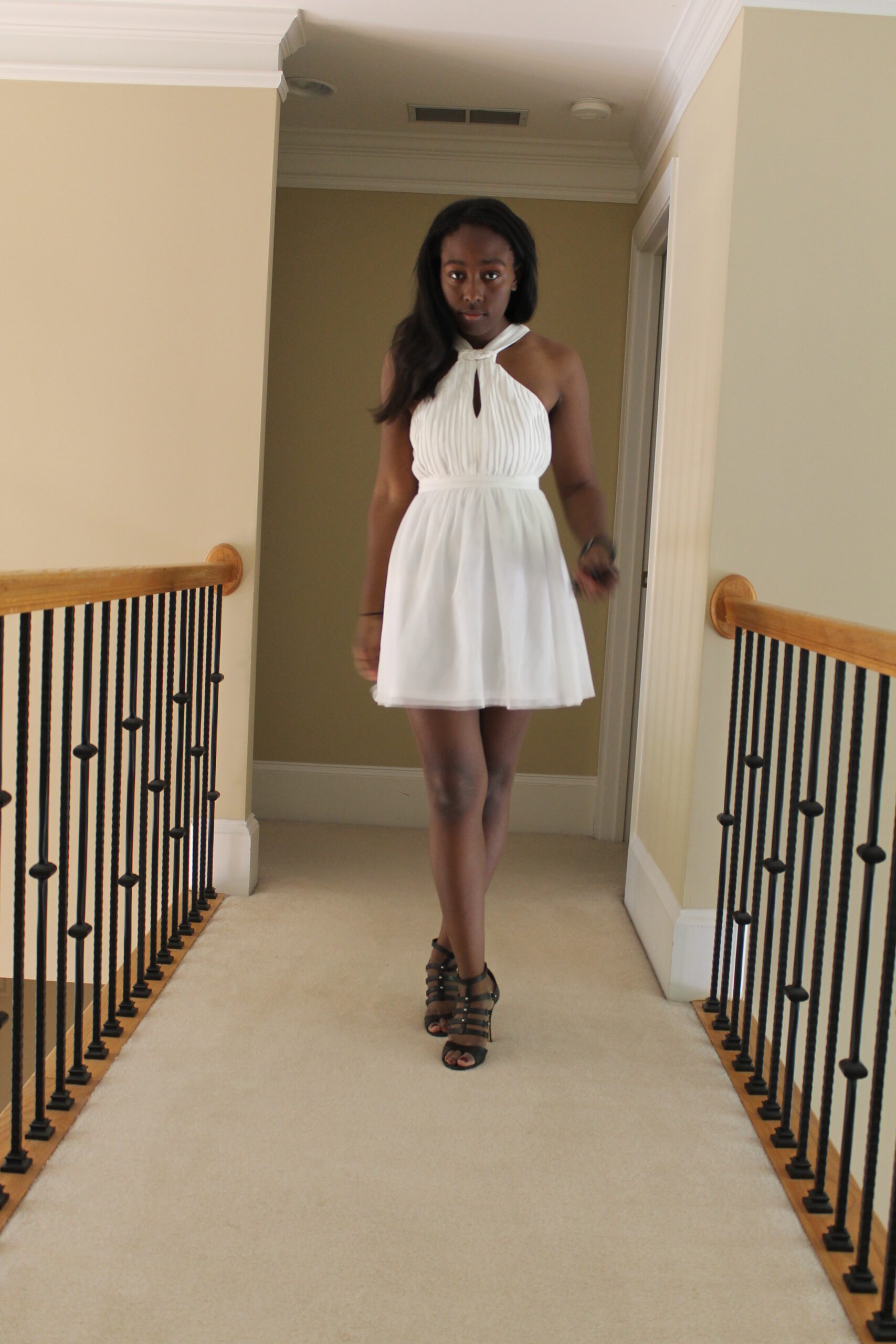 The Graduation Story: White Lace Graduation Dress