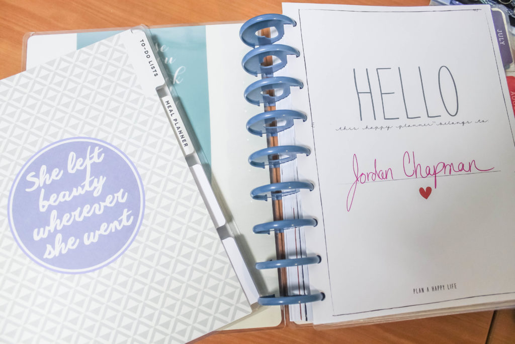 Jordan Taylor C - Organizing my Life with the Happy Planner