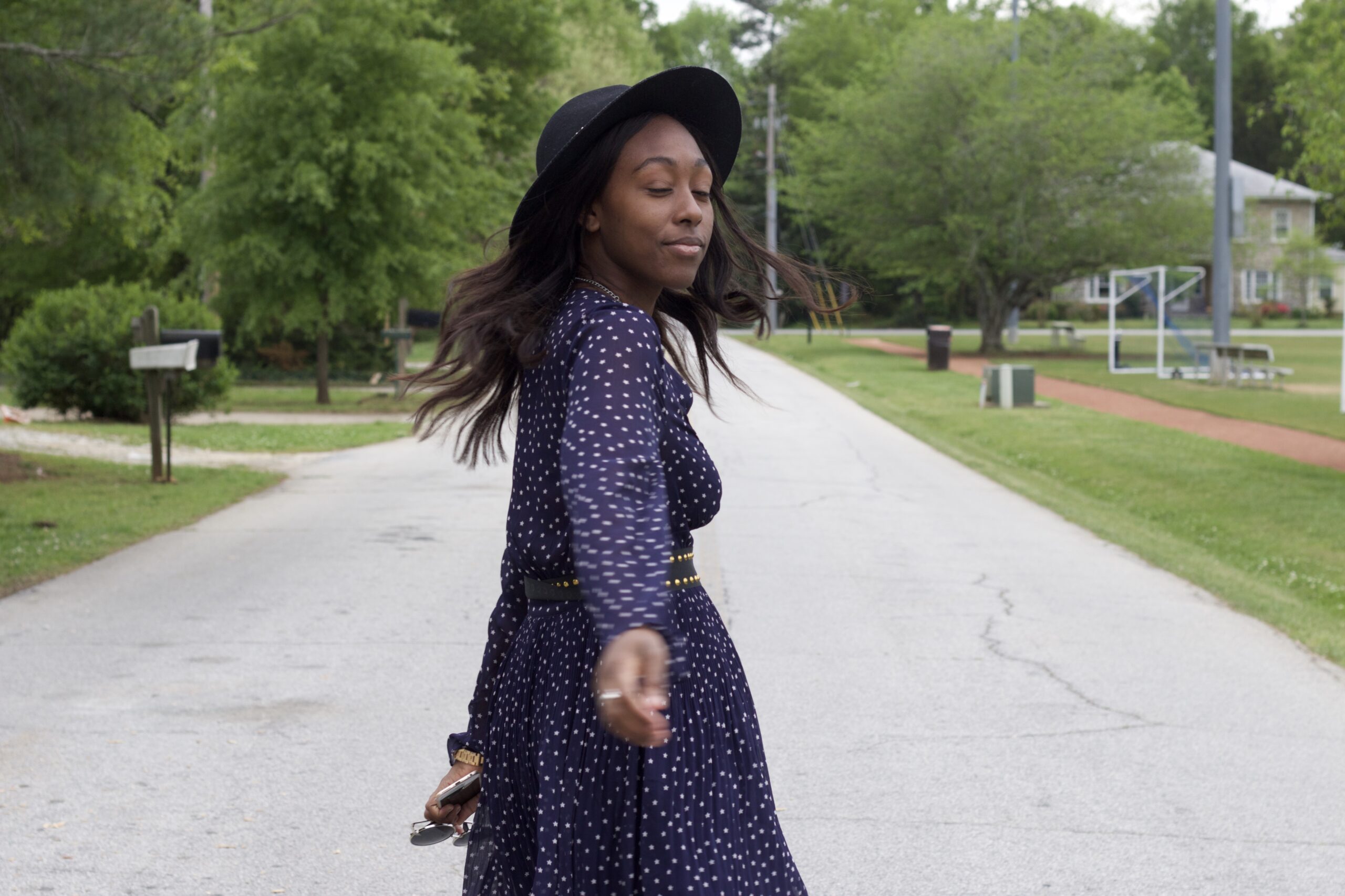 A Million Stars ASOS Star Print Dress - Jordan Taylor C