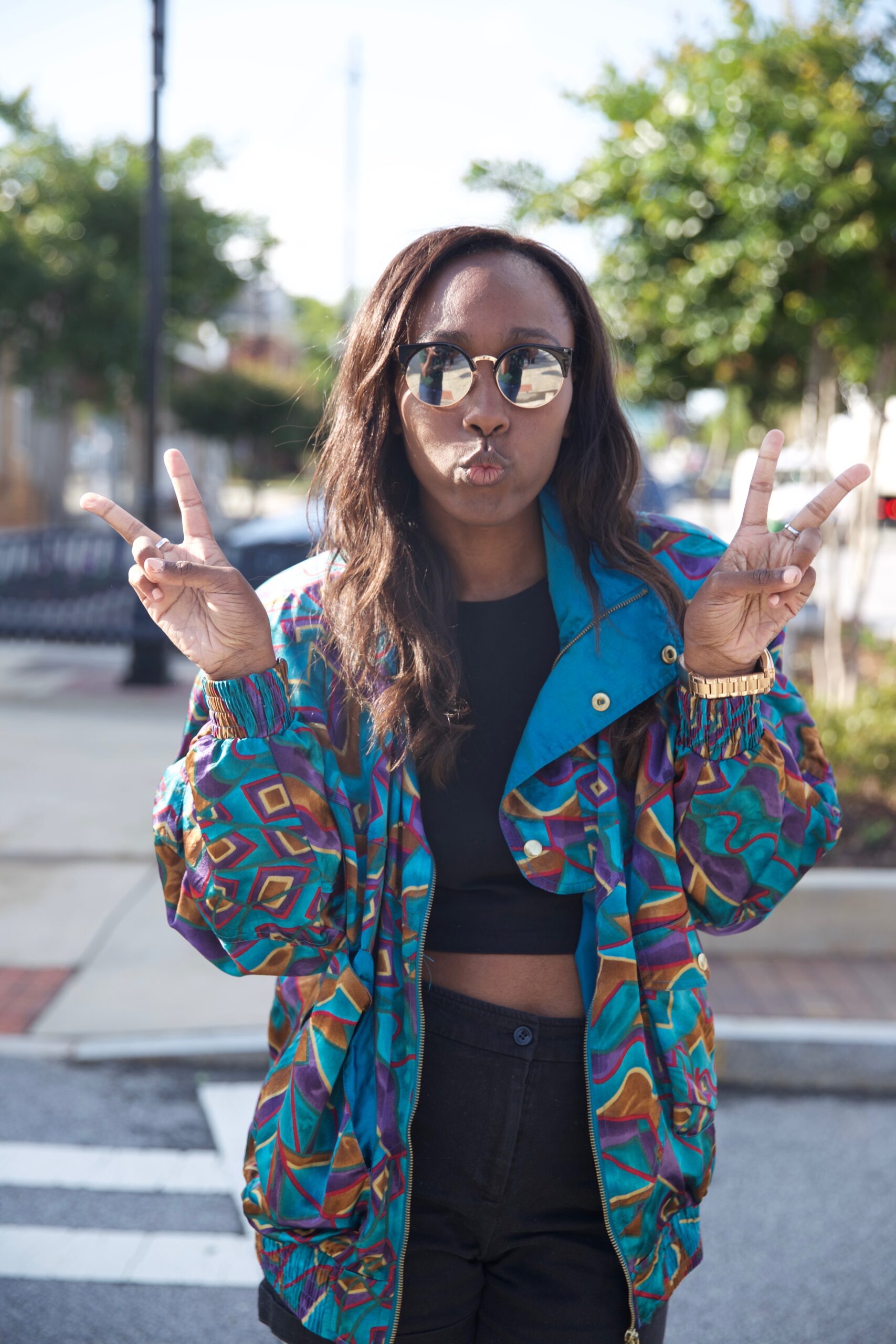 Jordan Taylor C - Clarity After A Social Media Break fashion blogger atlanta vintage bomber