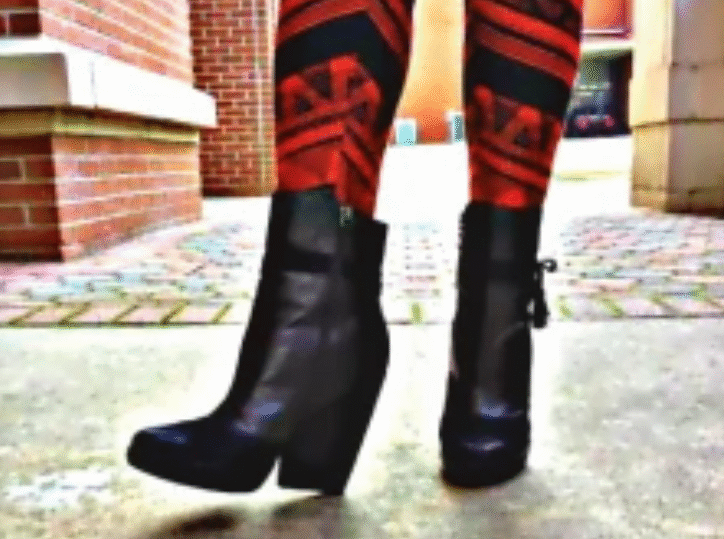 Red, Black, and Leather