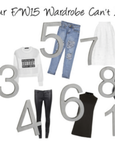 10 Items Your F/W15 Wardrobe Can't Live Without