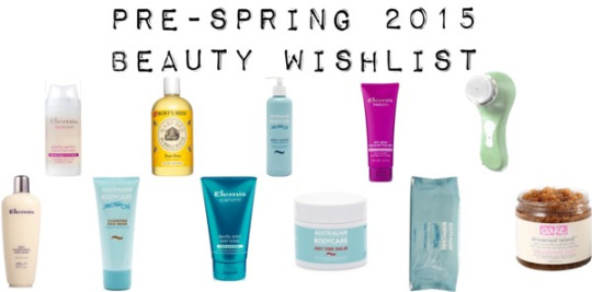 Jordan Taylor C - Pre-Spring 2015 Beauty Wishlist