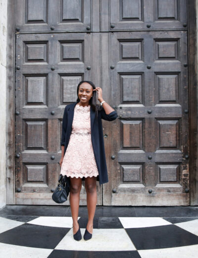 Jordan Taylor C - Pink Lace with Topshop