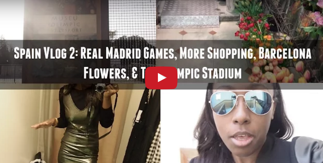 Jordan Taylor C- Spain Vlog: Days 4-7 - Real Madrid Games, More Shopping, & The Olympic Stadium