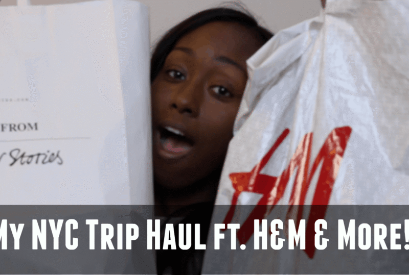 My NYC Trip Haul - Jordan Taylor C