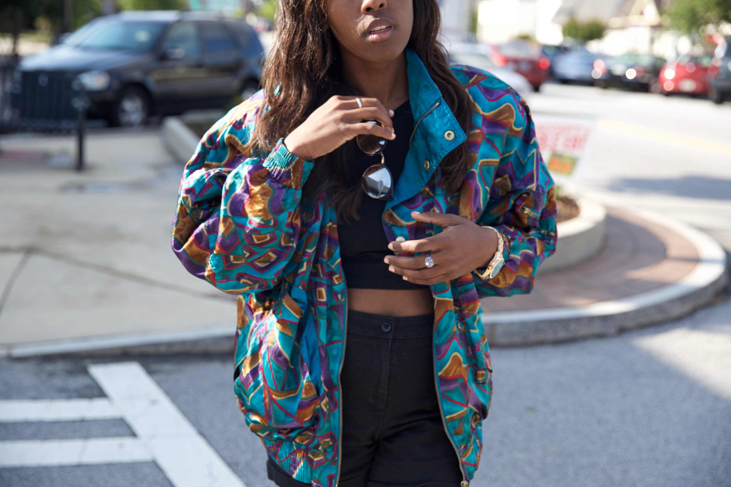 Jordan Taylor C - Clarity After A Social Media Break fashion blogger atlanta vintage bomber