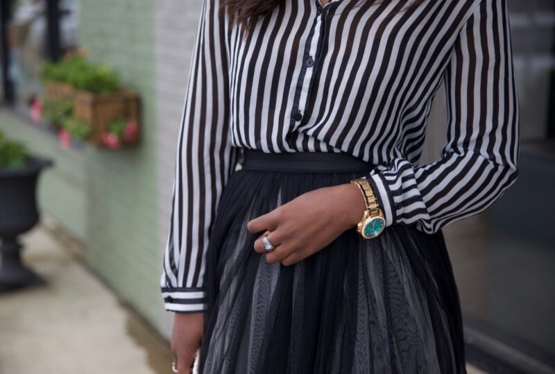 Jordan Taylor C -Pretty in Stripes & Tulle