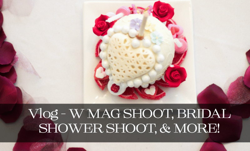 Jordan Taylor C - Vlog - W MAG SHOOT, BRIDAL SHOWER SHOOT, & MORE!