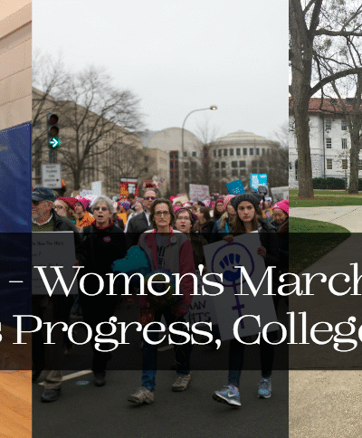 Vlog #4 - Women's March on DC, Fitness Progress, College Woes