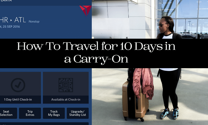 How to Pack for 10 Days in A Carry-On || Jordan Taylor C