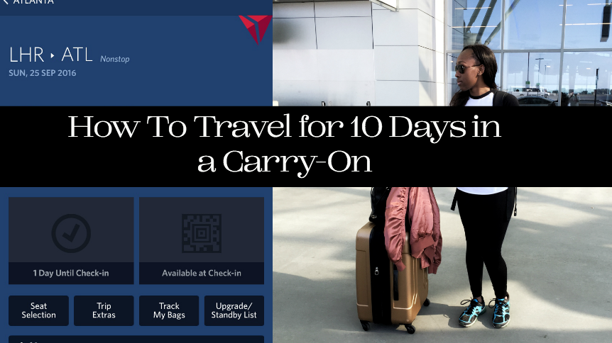 How to Pack for 10 Days in A Carry-On || Jordan Taylor C