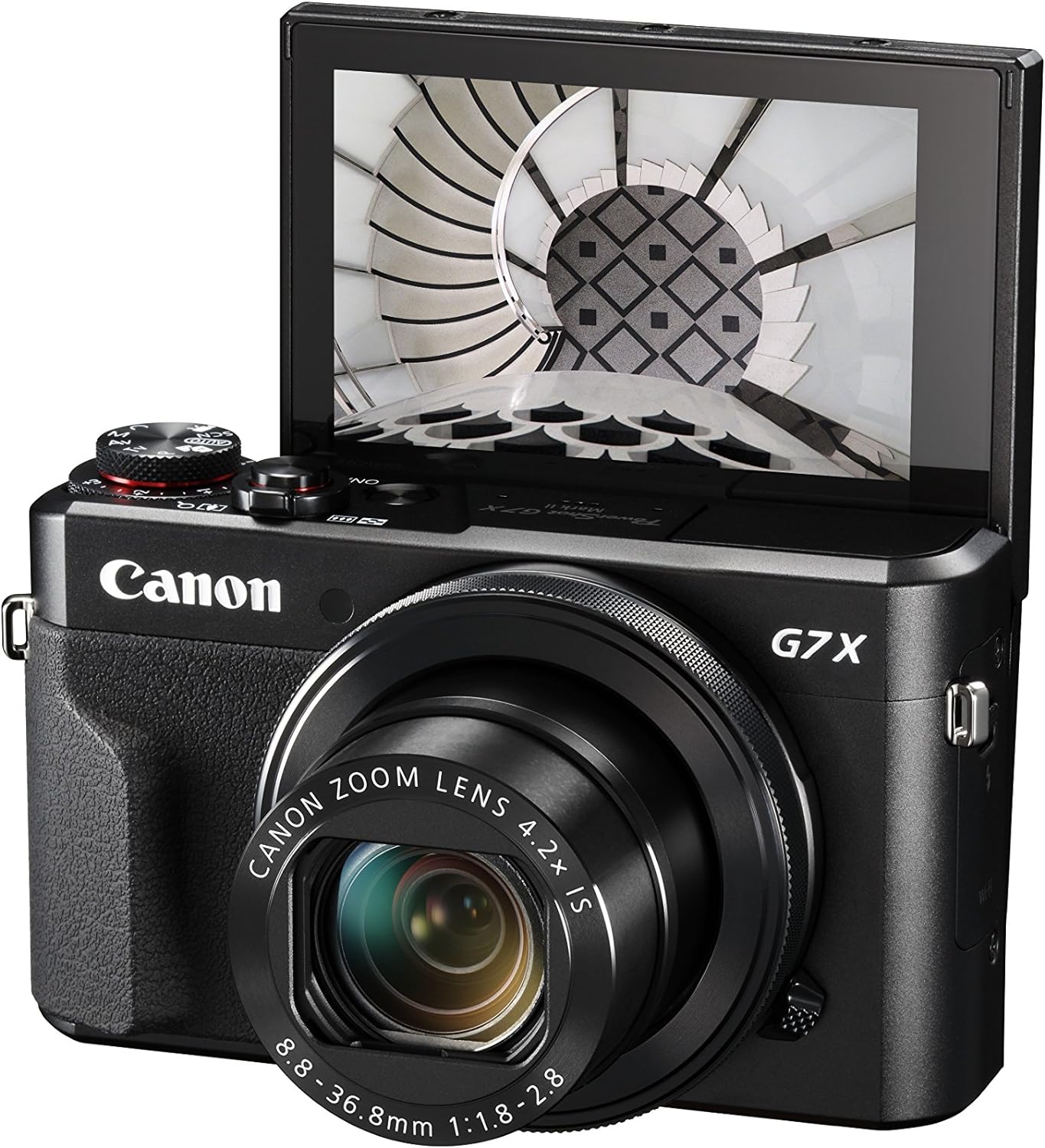 Canon Powershot G7 X Mark II Digital Camera Camera - Vlogging Camera with Full HD 60p movies, flip-up screen with superfast autofocus, 5-axis stabilisation, 20.1 Megapixels