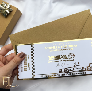 Personalised Grand Prix Ticket, Formula 1 gift, Motor Race Voucher, Car Racing Gift Voucher, Custom Made F1 ticket, Surprise Gift, Souvenir