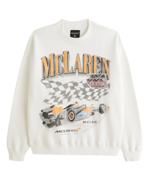 Abercrombie & Fitch McLaren Graphic Crew Sweatshirt